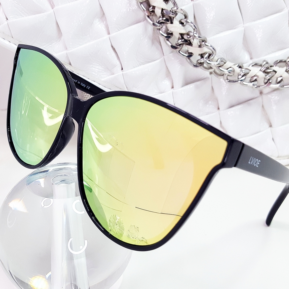 🔖NEW✔LVIOE⛱ Italian Sunglasses💖 Polarized |Oversized | Mirror Lenses